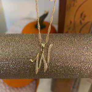 SOLD Letter W Brazilian gold